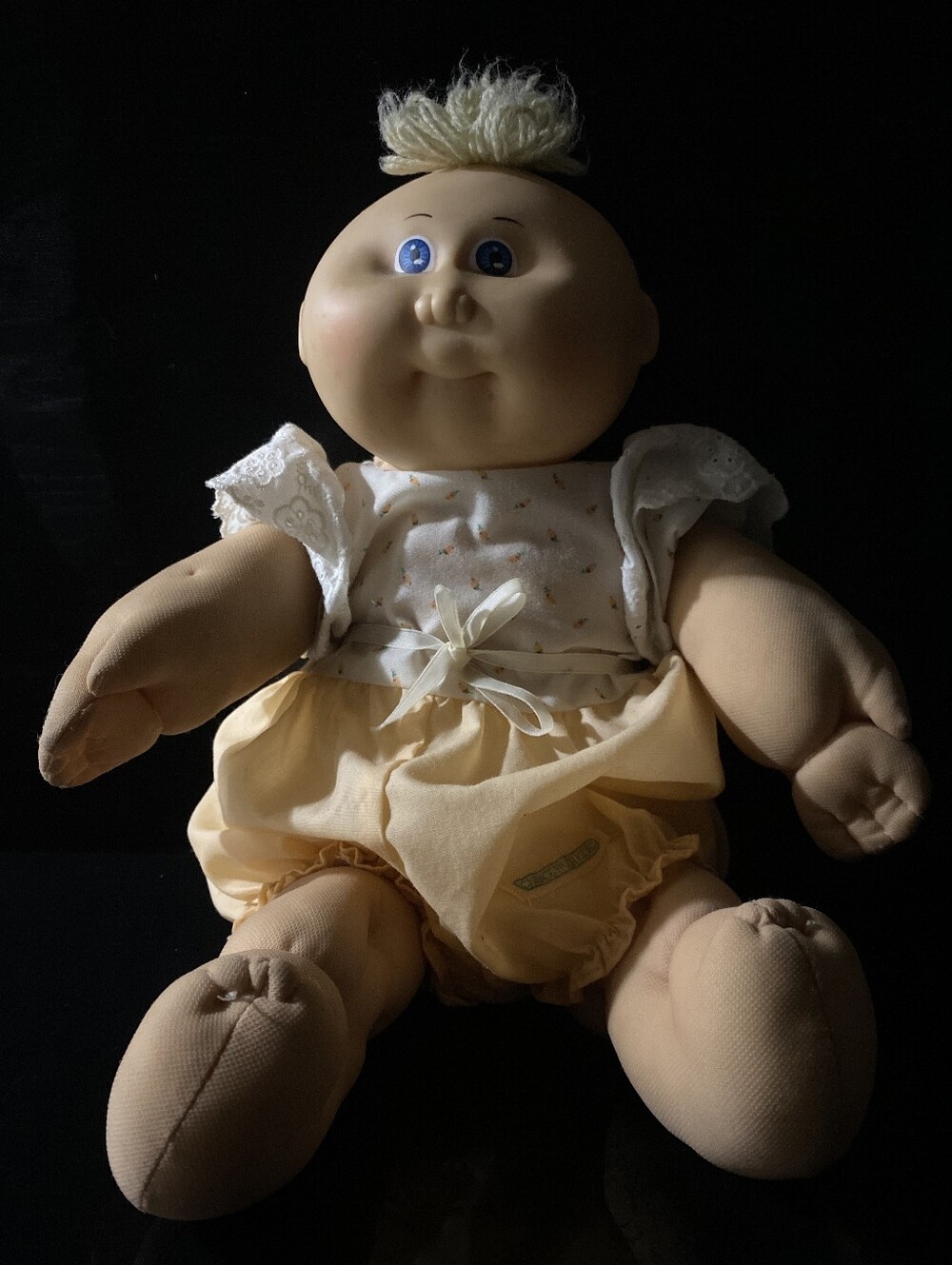 Vintage 1985 Cabbage Patch Kids Preemie Doll - Clean Blue Signature - Complete